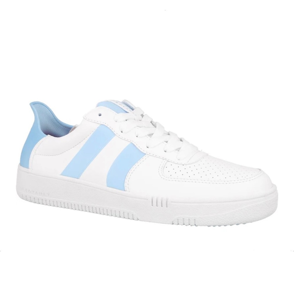 Redvanly Spikeless Contender Golf Shoes - White and Blue